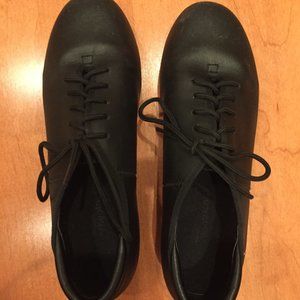 Theatrical Black Tap Dance Shoes